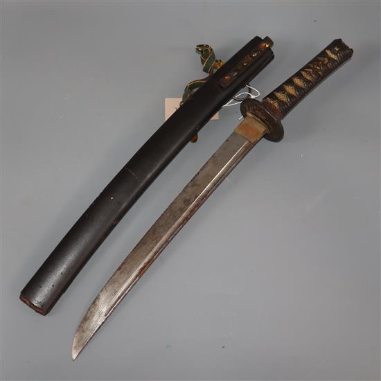 A Japanese Meiji short sword